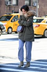 KATIE HOLMES Out in New York 03/05/2018