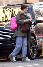 KATIE HOLMES Out in New York 03/05/2018
