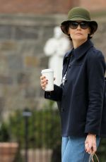 KATIE HOLMES Out Shopping in New York 03/01/2018