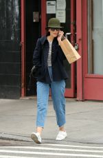 KATIE HOLMES Out Shopping in New York 03/01/2018