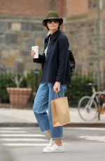 KATIE HOLMES Out Shopping in New York 03/01/2018