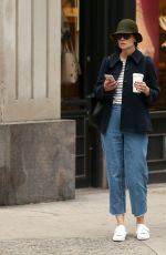 KATIE HOLMES Out Shopping in New York 03/01/2018