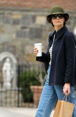 KATIE HOLMES Out Shopping in New York 03/01/2018