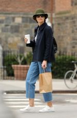 KATIE HOLMES Out Shopping in New York 03/01/2018