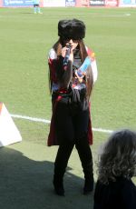 KATIE PRICE at Celebrity Football Match at Cheltenham Town Football Club in London 03/25/2018