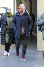 KATY PERRY and Orlando Bloom Out in Prague 02/28/2018