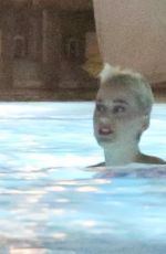 KATY PERRY in Swimsuit at a Pool Party in Rio De Janeiro 03/20/2018