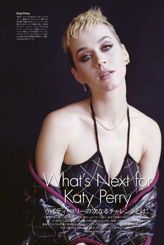KATY PERRY in Vogue Magazine, Japan May 2018