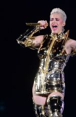 KATY PERRY Performs at Allianz Parque in Sao Paulo 03/17/2018