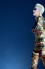 KATY PERRY Performs at Allianz Parque in Sao Paulo 03/17/2018