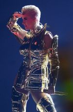 KATY PERRY Performs at Allianz Parque in Sao Paulo 03/17/2018