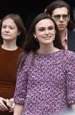 KEIRA KNIGHTLEY at Chanel Forest Runway Show in Paris 03/06/2018