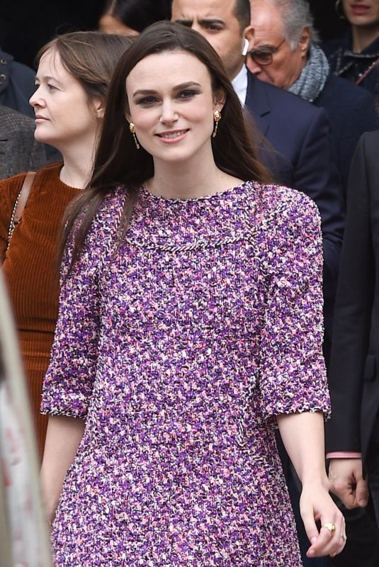 KEIRA KNIGHTLEY at Chanel Forest Runway Show in Paris 03/06/2018