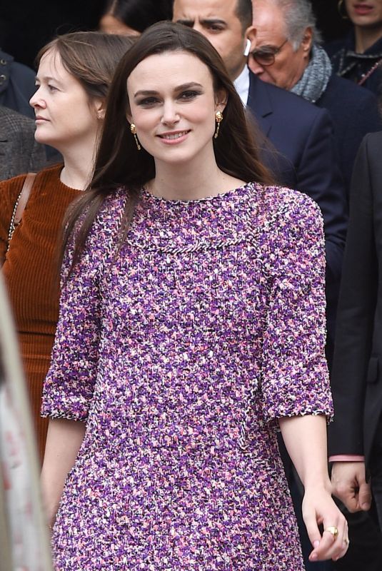 KEIRA KNIGHTLEY at Chanel Forest Runway Show in Paris 03/06/2018