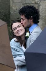 KEIRA KNIGHTLEY on the Set of Official Secrets in Wetherby 03/18/2018