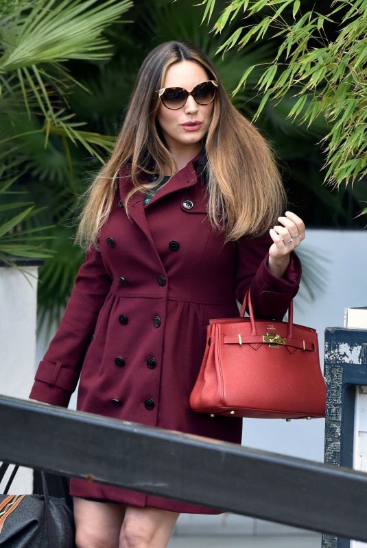 KELLY BROOK Arrives at ITV Studios in London 03/19/2018