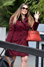 KELLY BROOK Arrives at ITV Studios in London 03/19/2018