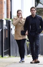 KELLY BROOK Out and About in London 03/26/2018