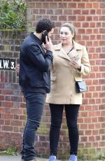 KELLY BROOK Out and About in London 03/26/2018