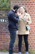 KELLY BROOK Out and About in London 03/26/2018