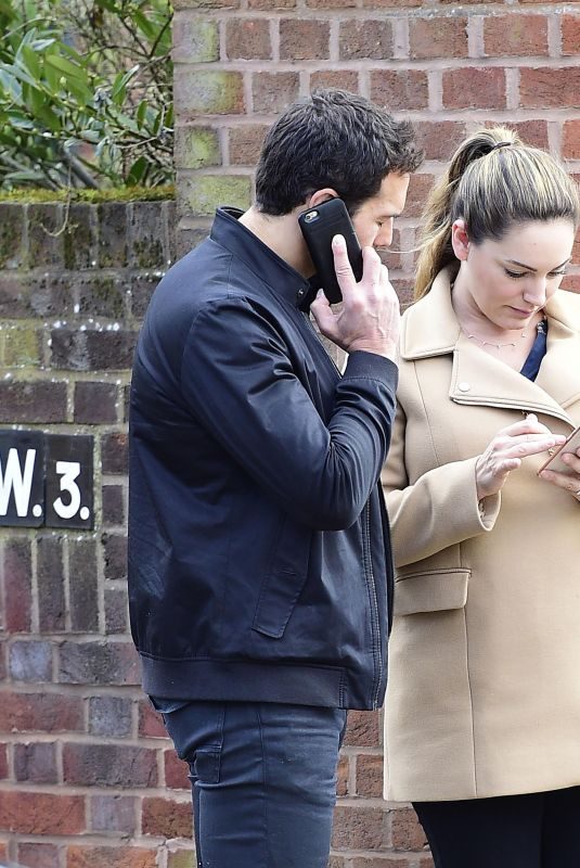 KELLY BROOK Out and About in London 03/26/2018