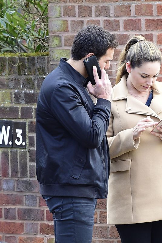 KELLY BROOK Out and About in London 03/26/2018
