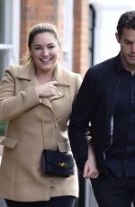 KELLY BROOK Out and About in London 03/26/2018