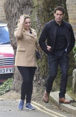 KELLY BROOK Out and About in London 03/26/2018