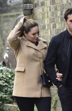 KELLY BROOK Out and About in London 03/26/2018