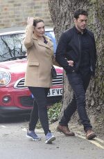 KELLY BROOK Out and About in London 03/26/2018