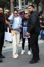 KENDALL JENNER and HAILEY BALDWIN Marches at Anti-gun March for Our Lives Rally in Los Angeles 03/24/2018