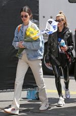 KENDALL JENNER and HAILEY BALDWIN Marches at Anti-gun March for Our Lives Rally in Los Angeles 03/24/2018