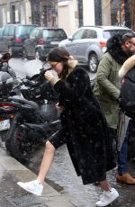 KENDALL JENNER Arrives at Her Hotel in Paris 03/19/2018