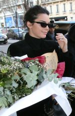 KENDALL JENNER Arrives at Her Hotel in Paris 03/20/2018
