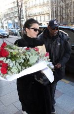 KENDALL JENNER Arrives at Her Hotel in Paris 03/20/2018