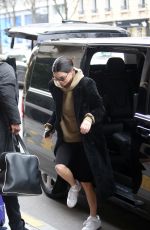 KENDALL JENNER Arrives on the Set of a Photoshoot in Paris 03/19/2018