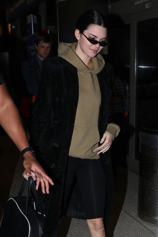 KENDALL JENNER at LAX Airport in Los Angeles 03/17/2018