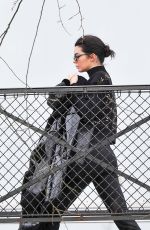 KENDALL JENNER on the Set of a Advertisement in Paris 03/20/2018