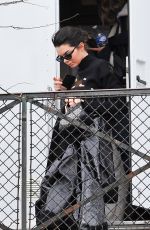 KENDALL JENNER on the Set of a Advertisement in Paris 03/20/2018