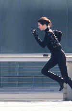 KENDALL JENNER on the Set of a Advertisement in Paris 03/20/2018
