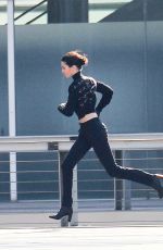 KENDALL JENNER on the Set of a Advertisement in Paris 03/20/2018