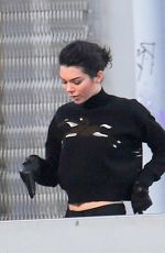KENDALL JENNER on the Set of a Advertisement in Paris 03/20/2018