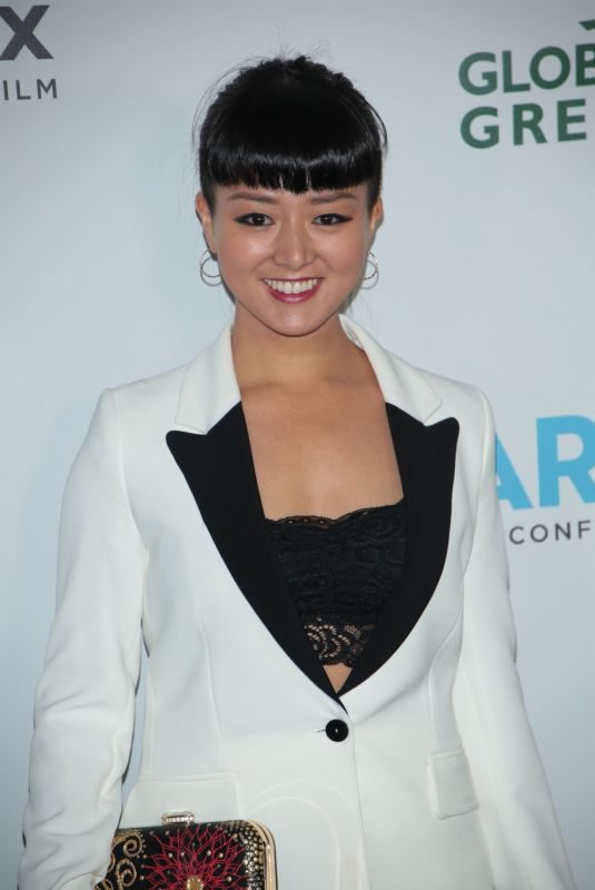 KIKI SUKEZANE at Global Green Pre-Oscars Party in Los Angeles 02/28/2018
