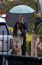 KIM KARDASHIAN Arrives at Khloe Kardashian’s Baby Shower in Los Angeles 03/10/2018