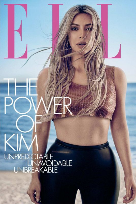 KIM KARDASHIAN in Elle Magazine, April 2018