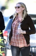 KIRSTEN DUNST and Jesse Plemons out for Coffee in Toluca Lake 03/26/2018