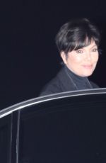 KRIS JENNER Out for Dinner in Malibu 03/30/2018