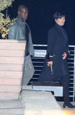 KRIS JENNER Out for Dinner in Malibu 03/30/2018