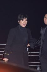 KRIS JENNER Out for Dinner in Malibu 03/30/2018