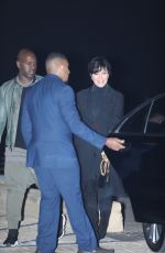 KRIS JENNER Out for Dinner in Malibu 03/30/2018